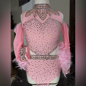 Pink Jazz Dance Costume | Child Medium (please see size chart)